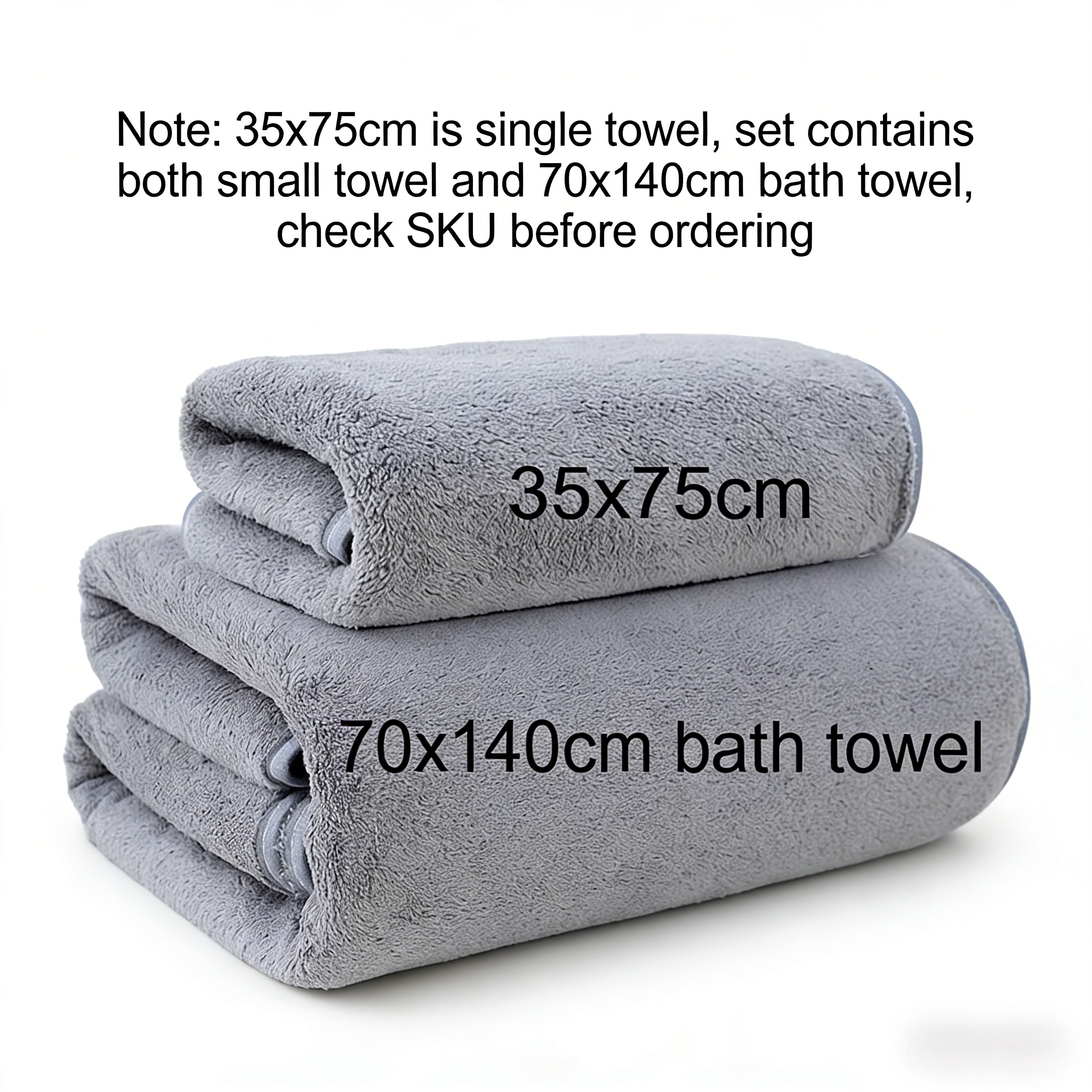Home Gym Nala - Coral Fleece Thickened Towel and Bath