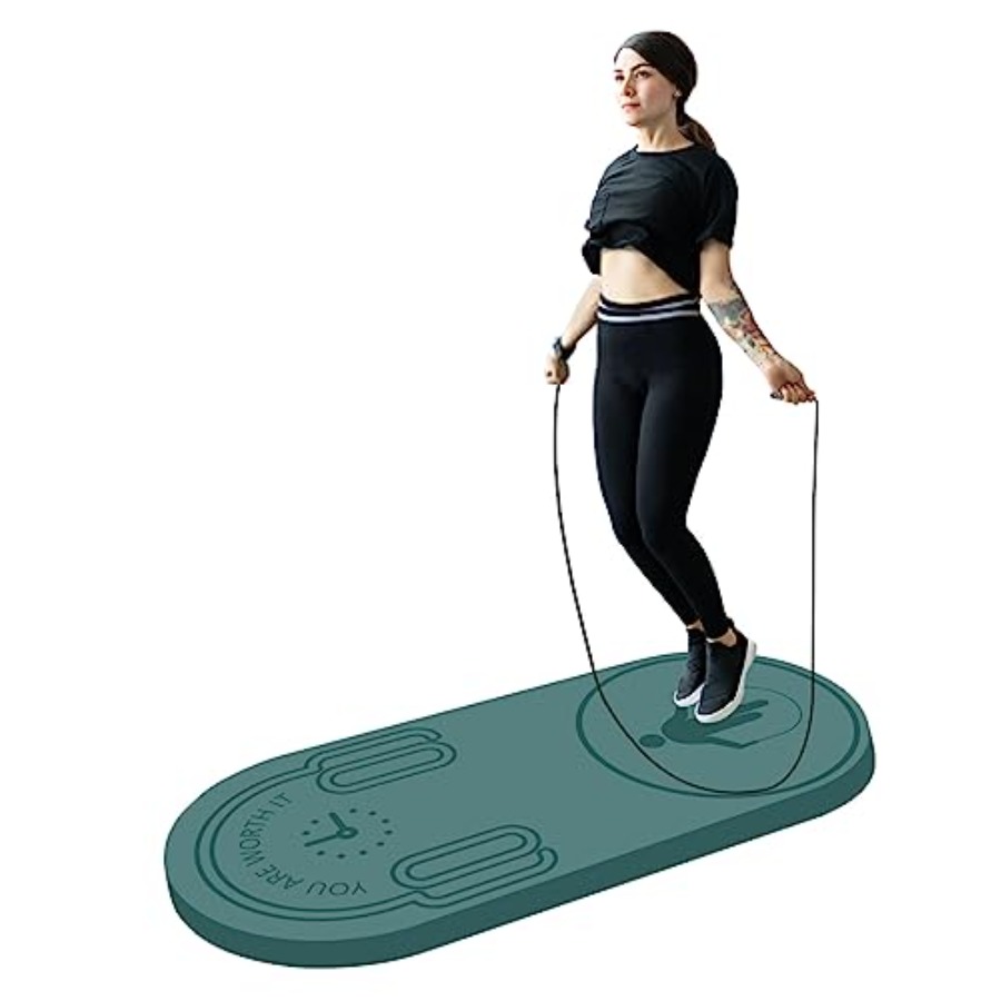 Home Gym Exercise - 8/20/30mm Jump Rope Mat Fitness Exercise