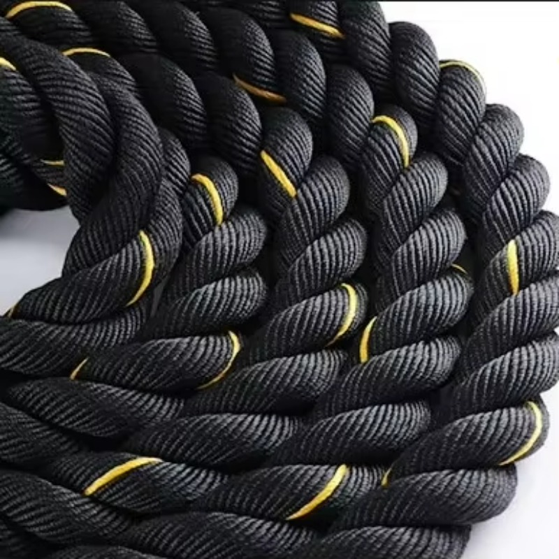 Home Gym Exercise - Workout Exercise Battle Rope Fitness Heavy