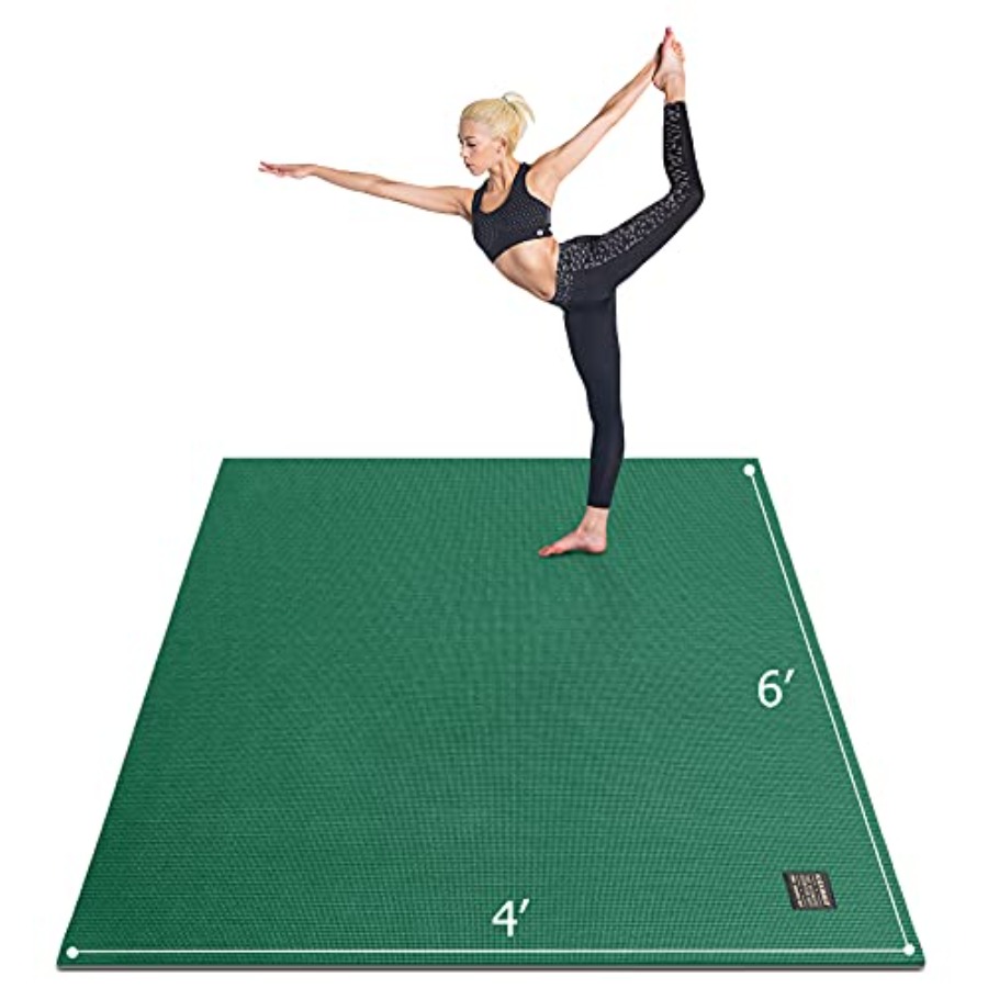 Home Gym Yoga Mat - Large Yoga Mat 6'x4'/6'x6'/7'x5' 7mm/9mm,Extra Thick