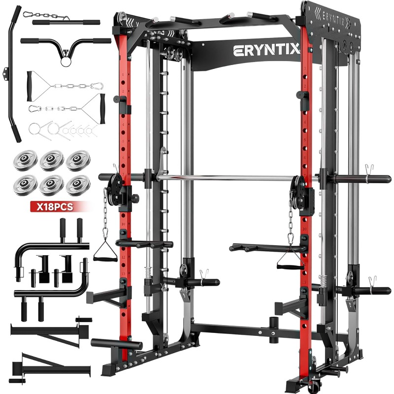Home Gym Tunturi - Smith Machine, 2600 LBS Capacity Power