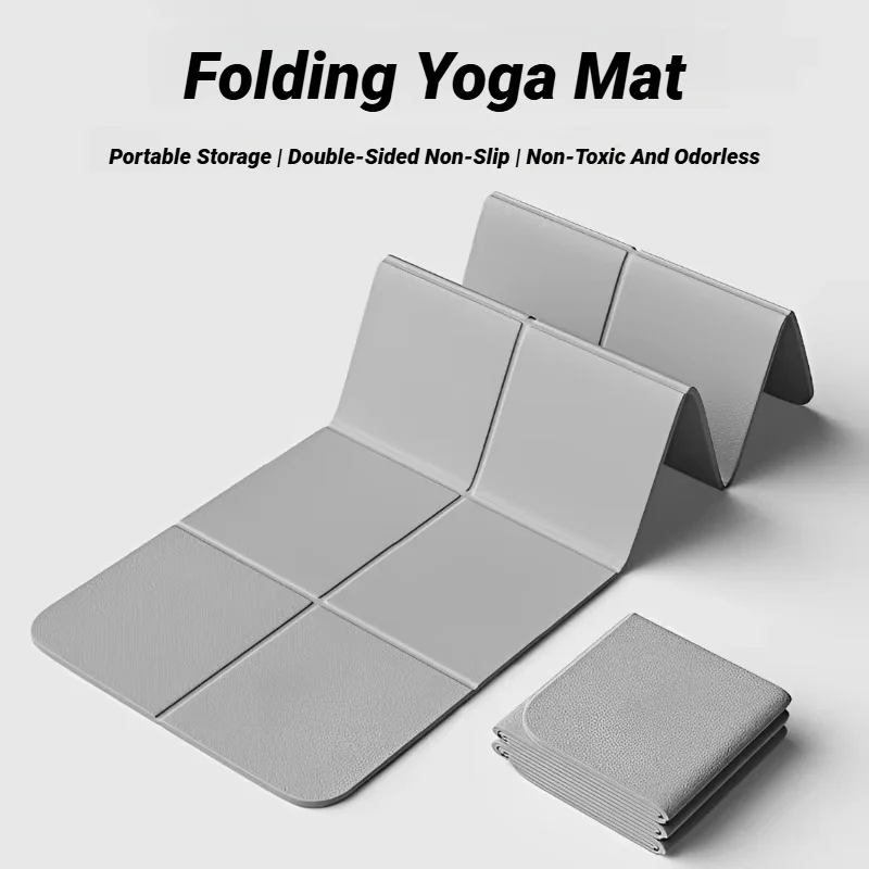 Home Gym Yoga Mat - Foldable Yoga Mat Eco Friendly Tpe