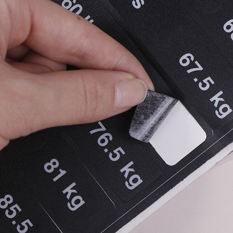 Home Gym Garden - Weight Stack Labels 4.5kg To 150kg
