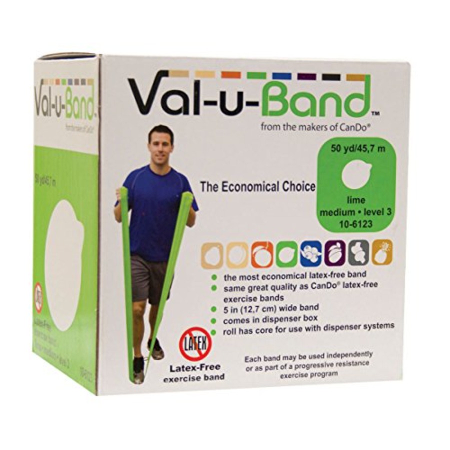 Home Gym Exercise - Val-U-Band Latex Free Exercise Band for