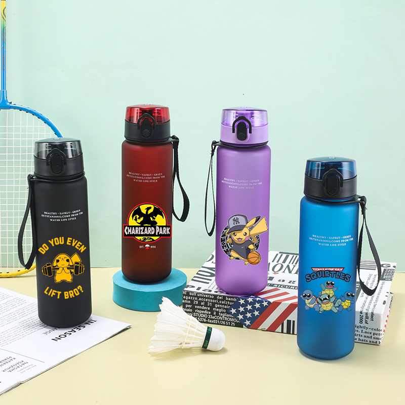 Home Gym Outdoor - 650ml Pokemoned Girl Boy Sports Water