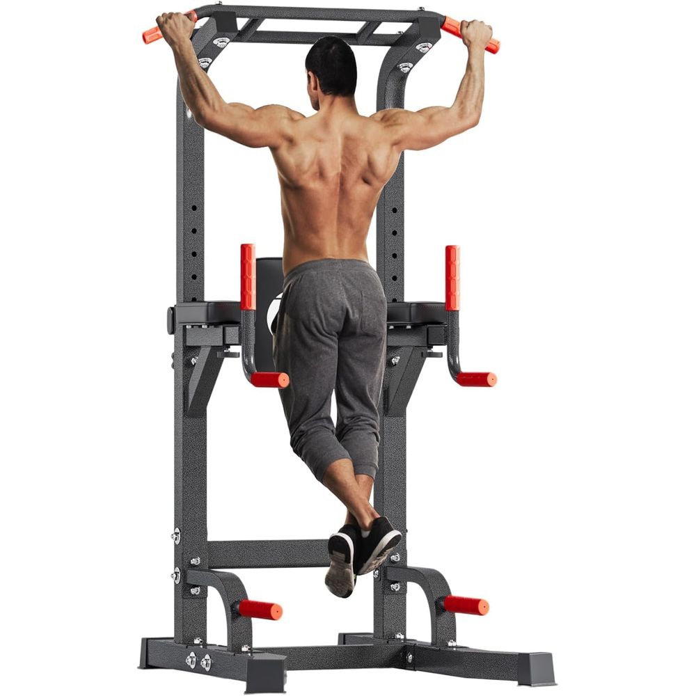 Home Gym Exercise - Power Tower Pull Up Bar Dip