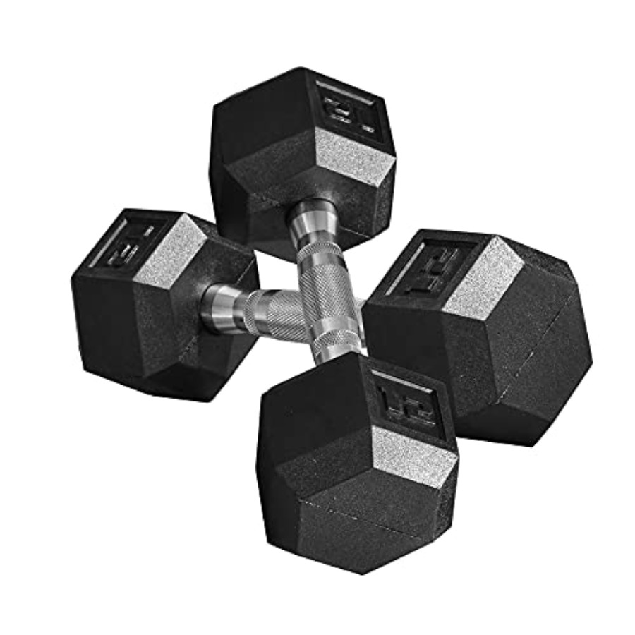 40lbs/45lbs/50lbs Rubber Dumbb - Home Gym Dumbbell Workout incelemesi ve fiyatı