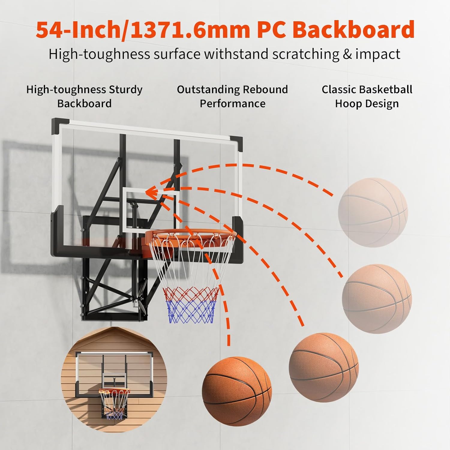 Garvee 8-10 FT Adjustable Heig - Home Gym Outdoor incelemesi ve fiyatı