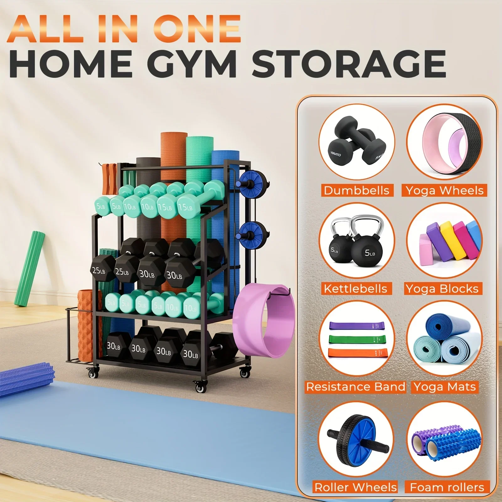 KEEHOME 600LBS Dumbbell Rack W - Home Gym Dumbbell Workout incelemesi ve fiyatı