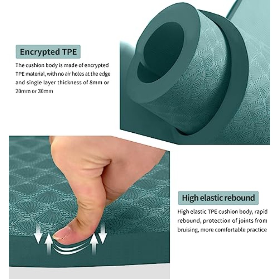 8/20/30mm Jump Rope Mat Fitnes - Home Gym Exercise incelemesi ve fiyatı