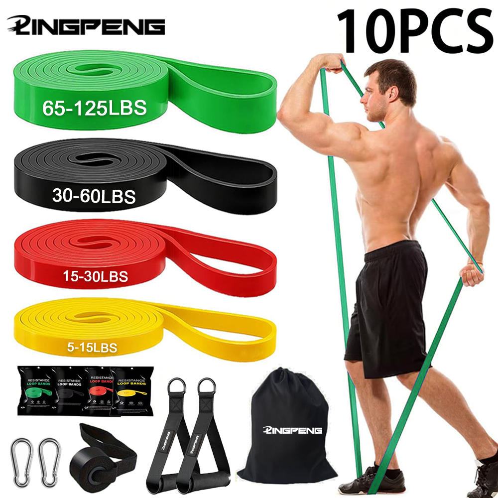 10Pcs 4-Level Resistance Bands - Home Gym Setup incelemesi ve fiyatı