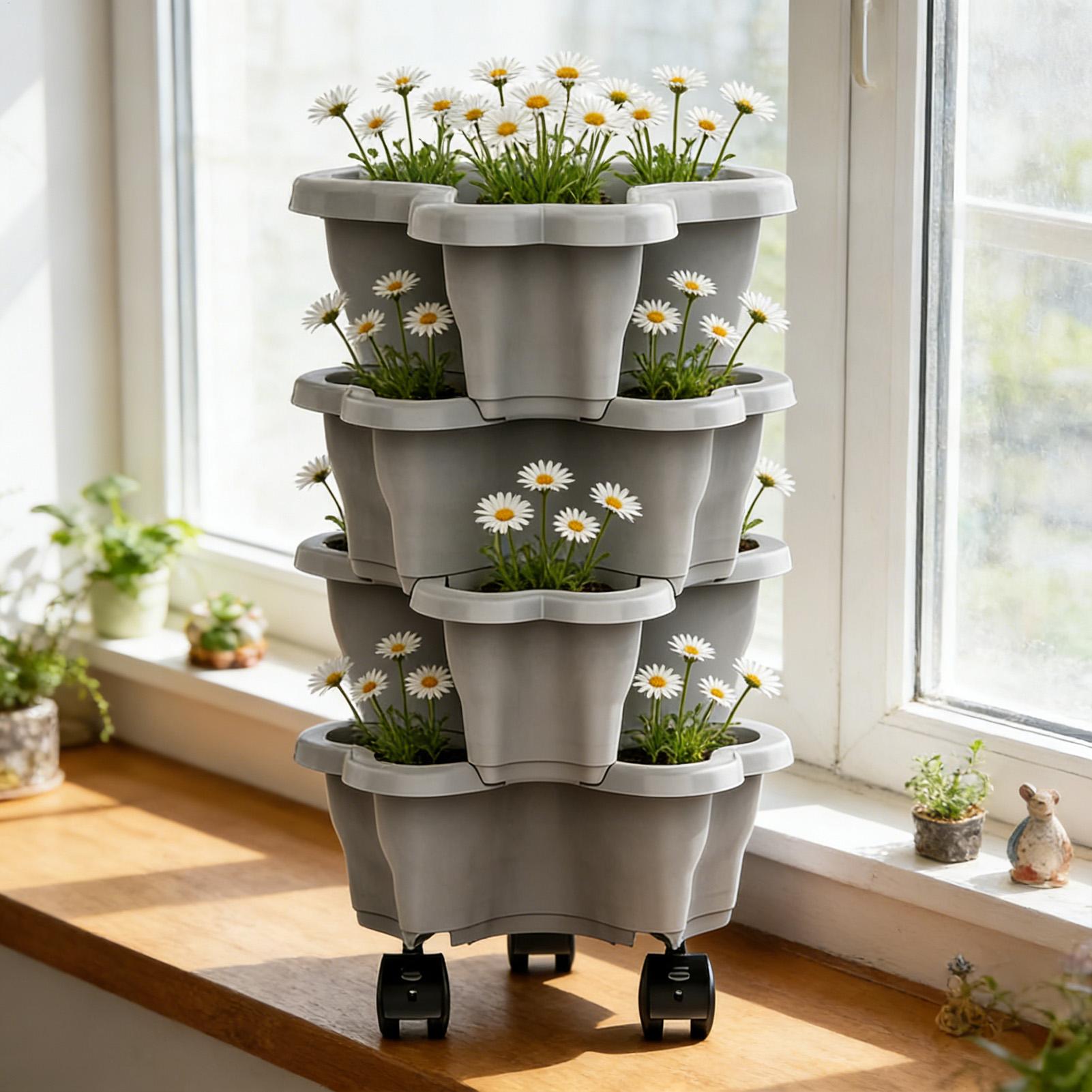 Stackable Plant Tower Strawber - Home Gym Garden incelemesi ve fiyatı