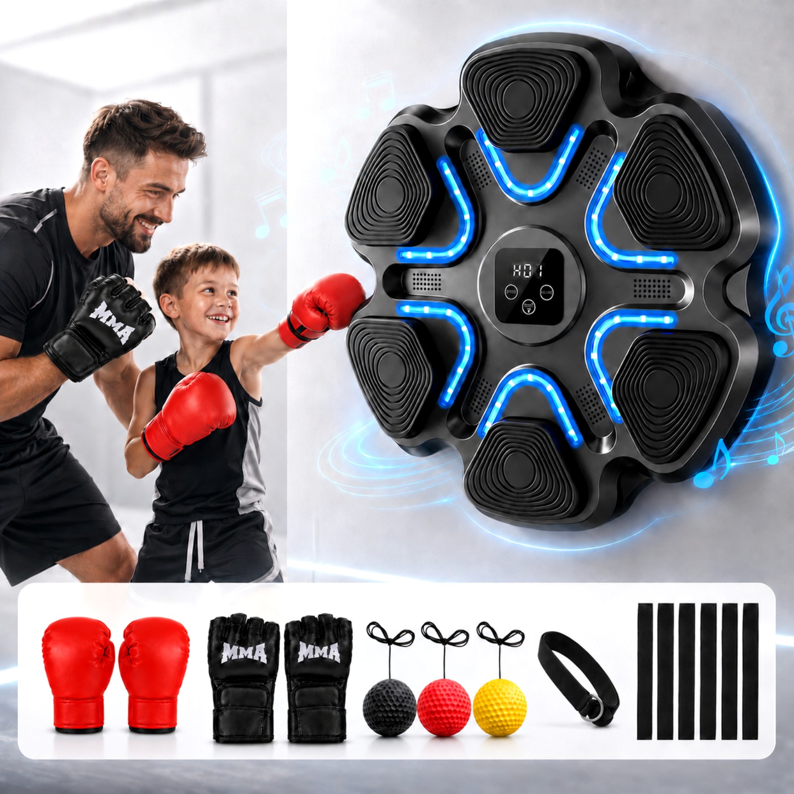 Music Boxing Machine Kids Adul - Home Gym Exercise incelemesi ve fiyatı