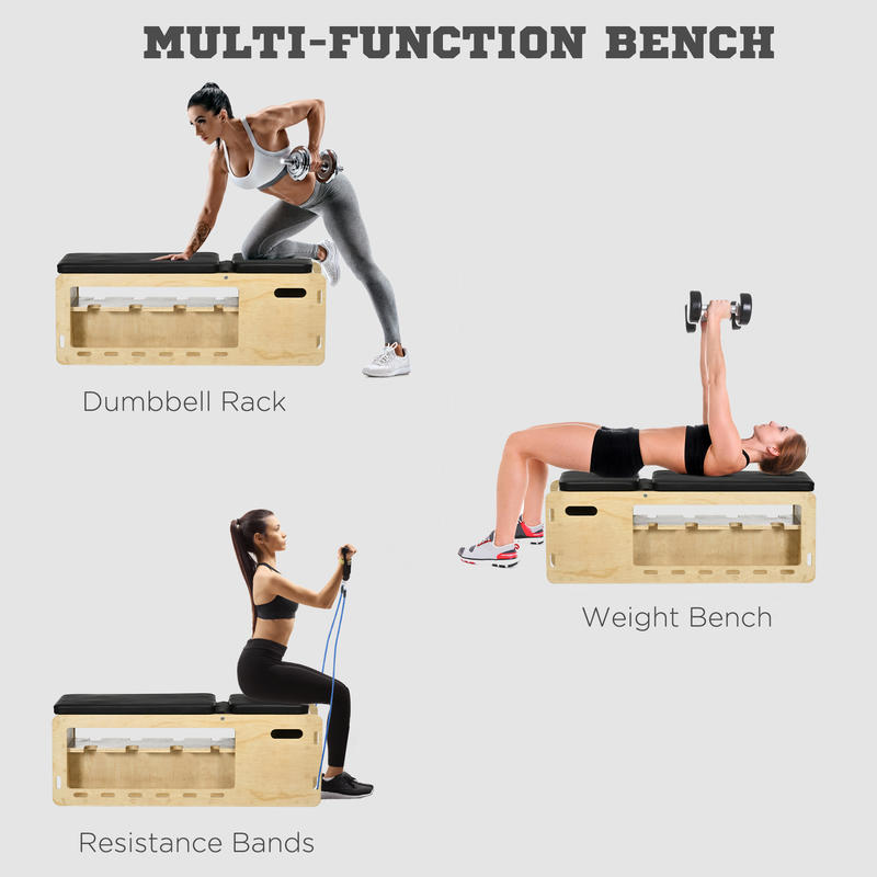 Soozier Wooden Workout Bench w - Home Gym Dumbbell Workout incelemesi ve fiyatı