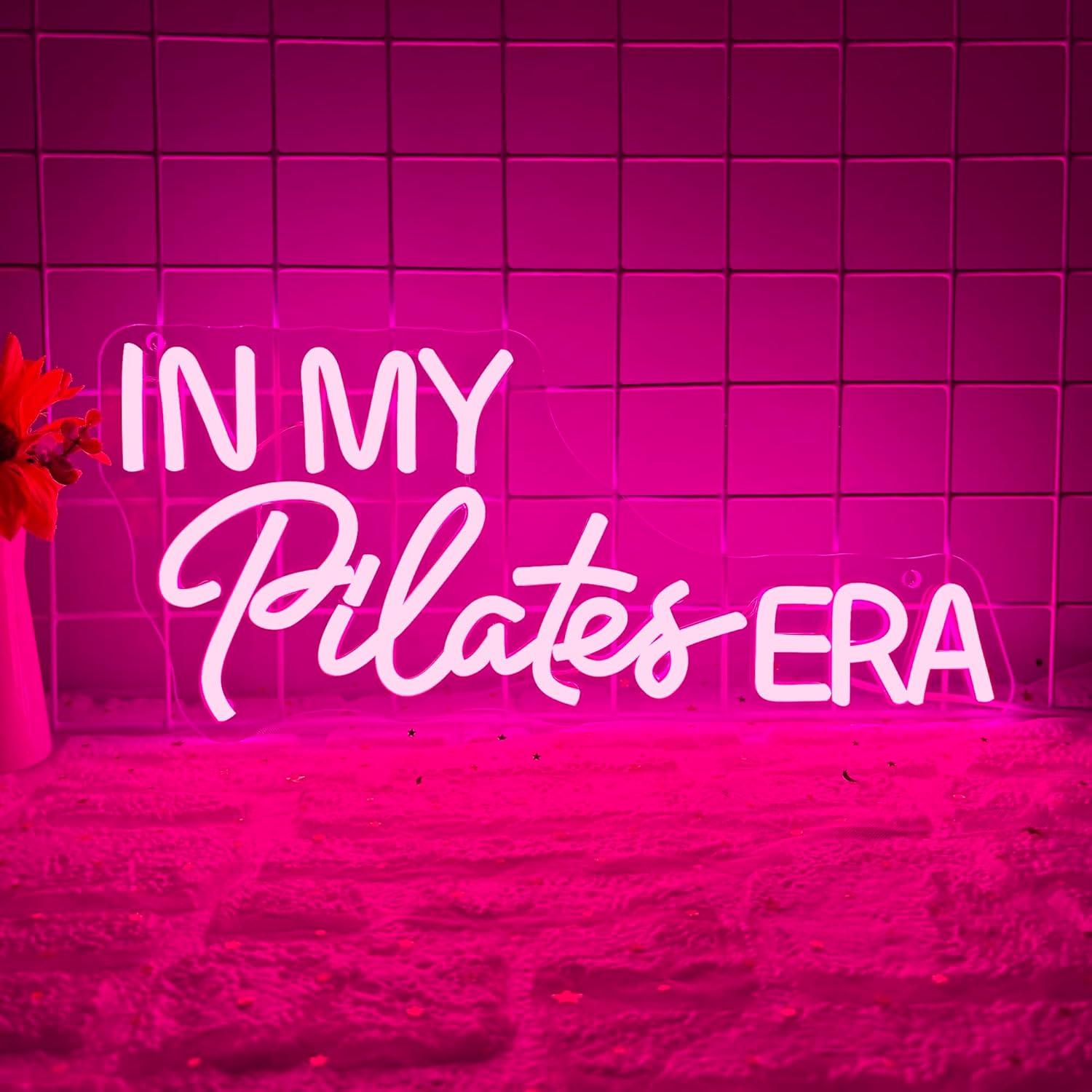In My Pilates Era Neon Sign Di - Home Gym Yoga Room incelemesi ve fiyatı