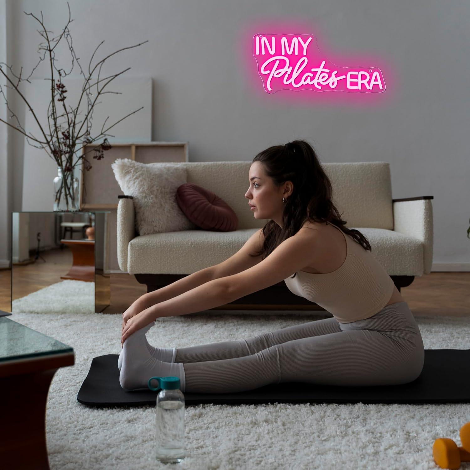 In My Pilates Era Neon Sign Di - Home Gym Yoga Room incelemesi ve fiyatı