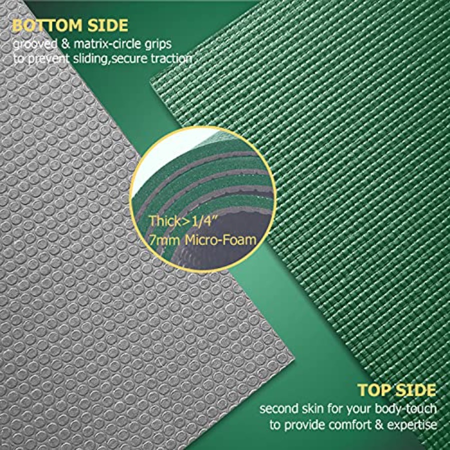 Large Yoga Mat 6'x4'/6'x6'/7'x - Home Gym Yoga Mat incelemesi ve fiyatı