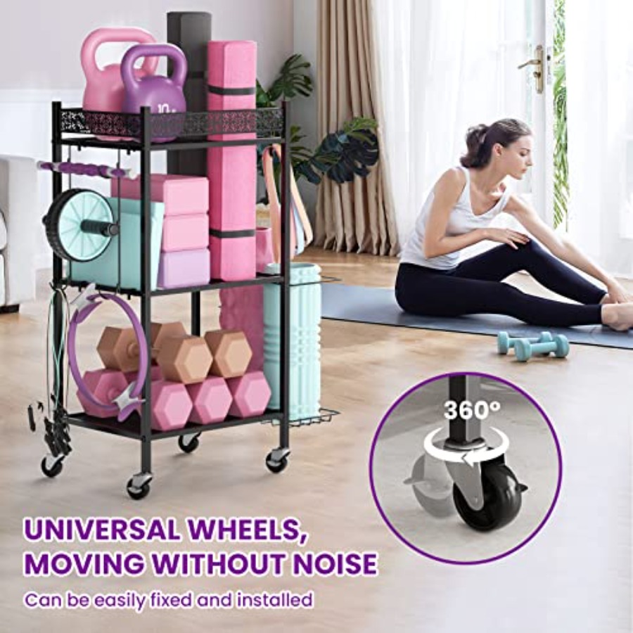 Home Gym Storage Rack for Yoga - Home Gym Yoga Mat incelemesi ve fiyatı