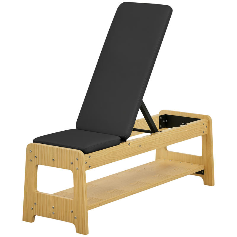Wooden Adjustable Weight Bench - Home Gym Dumbbell Workout incelemesi ve fiyatı