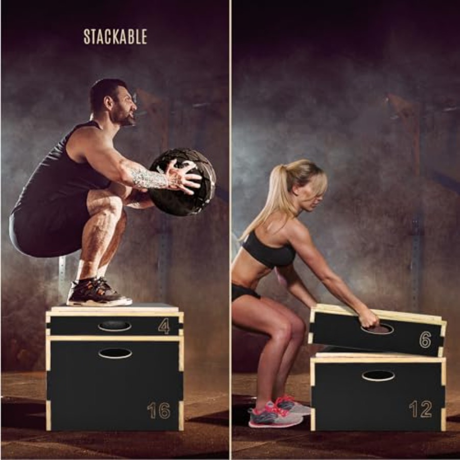 3 in 1 Wooden Plyo Box for Jum - Home Gym Outdoor incelemesi ve fiyatı