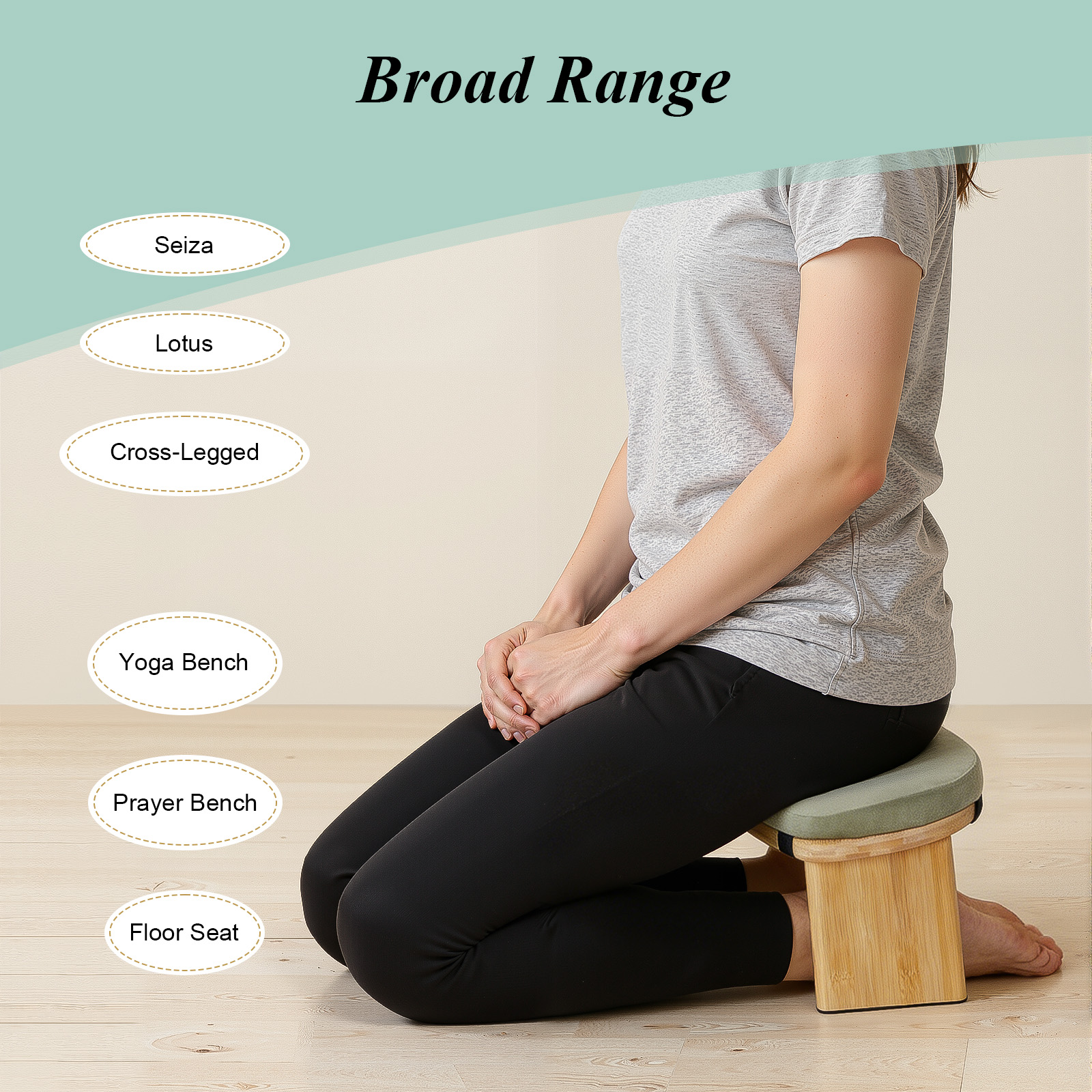 Foldable Meditation Bench, Por - Home Gym Yoga Room incelemesi ve fiyatı