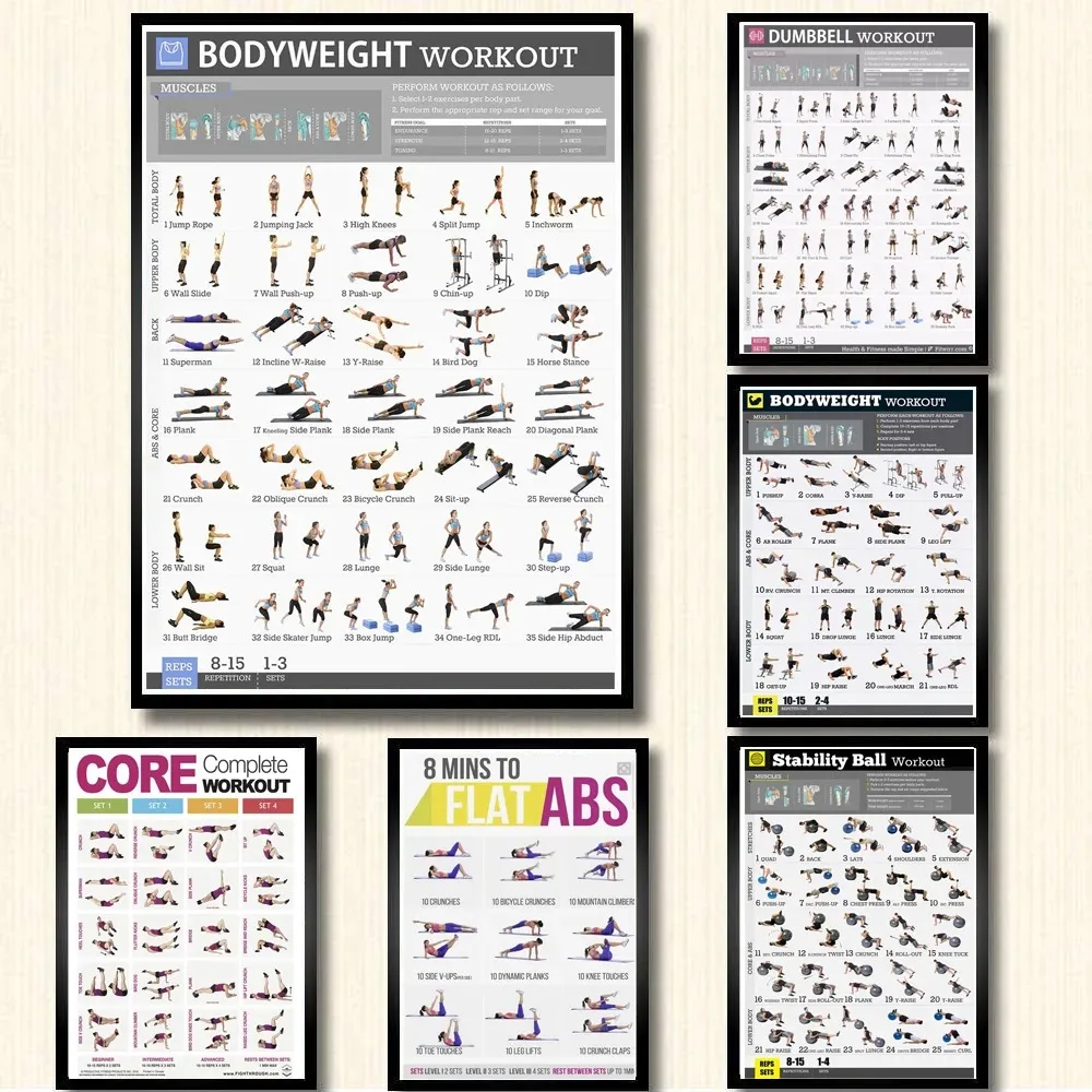 Canvas Painting Dumbbell Worko - Home Gym Yoga Room incelemesi ve fiyatı