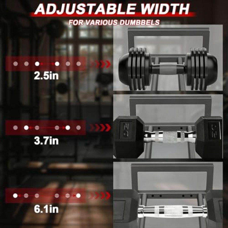 3-Tier Adjustable Dumbbell Rac - Home Gym Dumbbell Workout incelemesi ve fiyatı