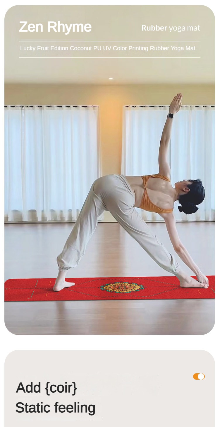Zen Rhyme Frosted Pu Natural R - Home Gym Yoga Mat incelemesi ve fiyatı