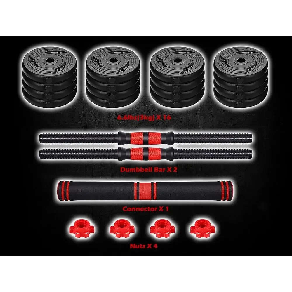 88-110 Lbs Adjustable Dumbbell - Home Gym Dumbbell Workout incelemesi ve fiyatı