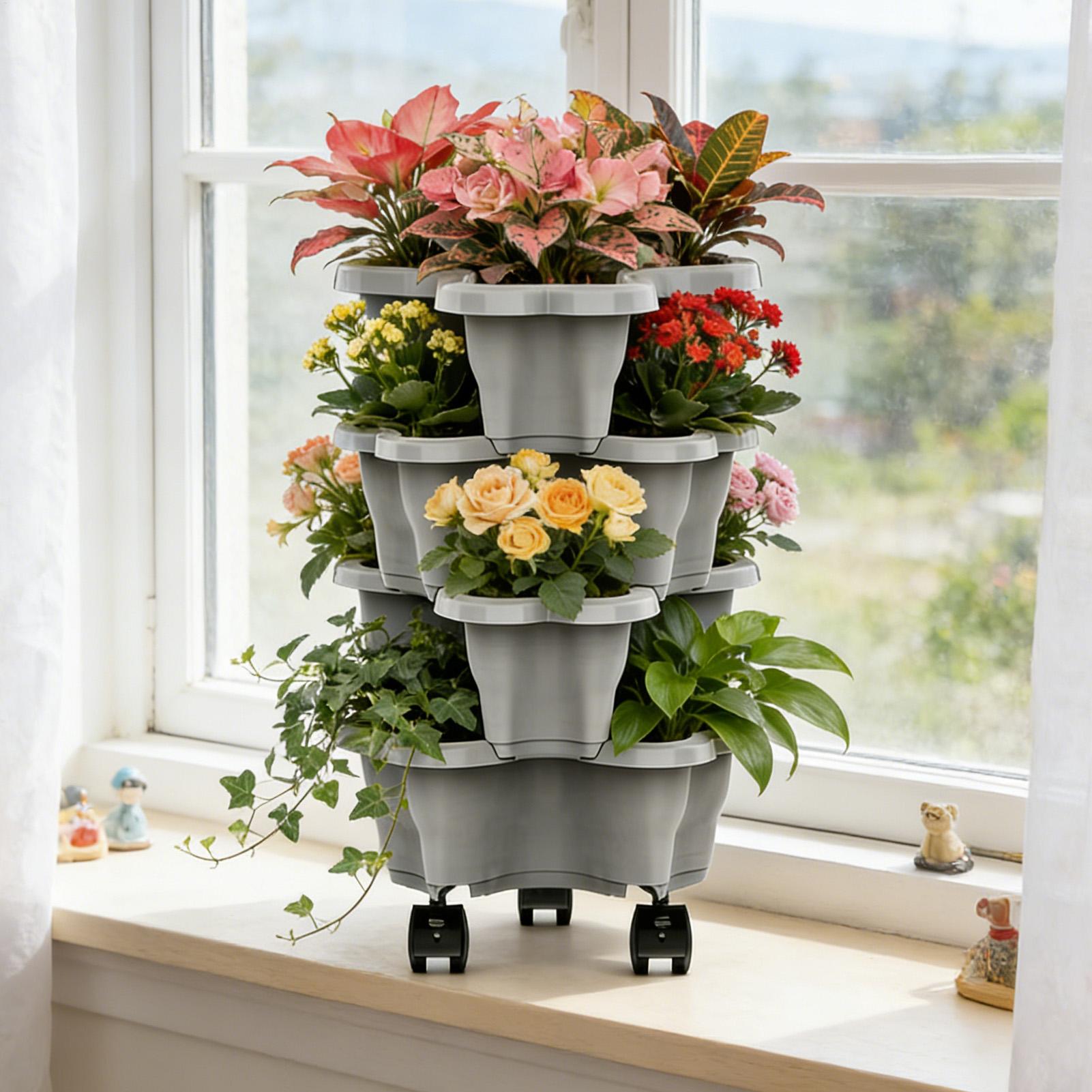 4/5 Tiers Flowerpot Vertical T - Home Gym Garden incelemesi ve fiyatı