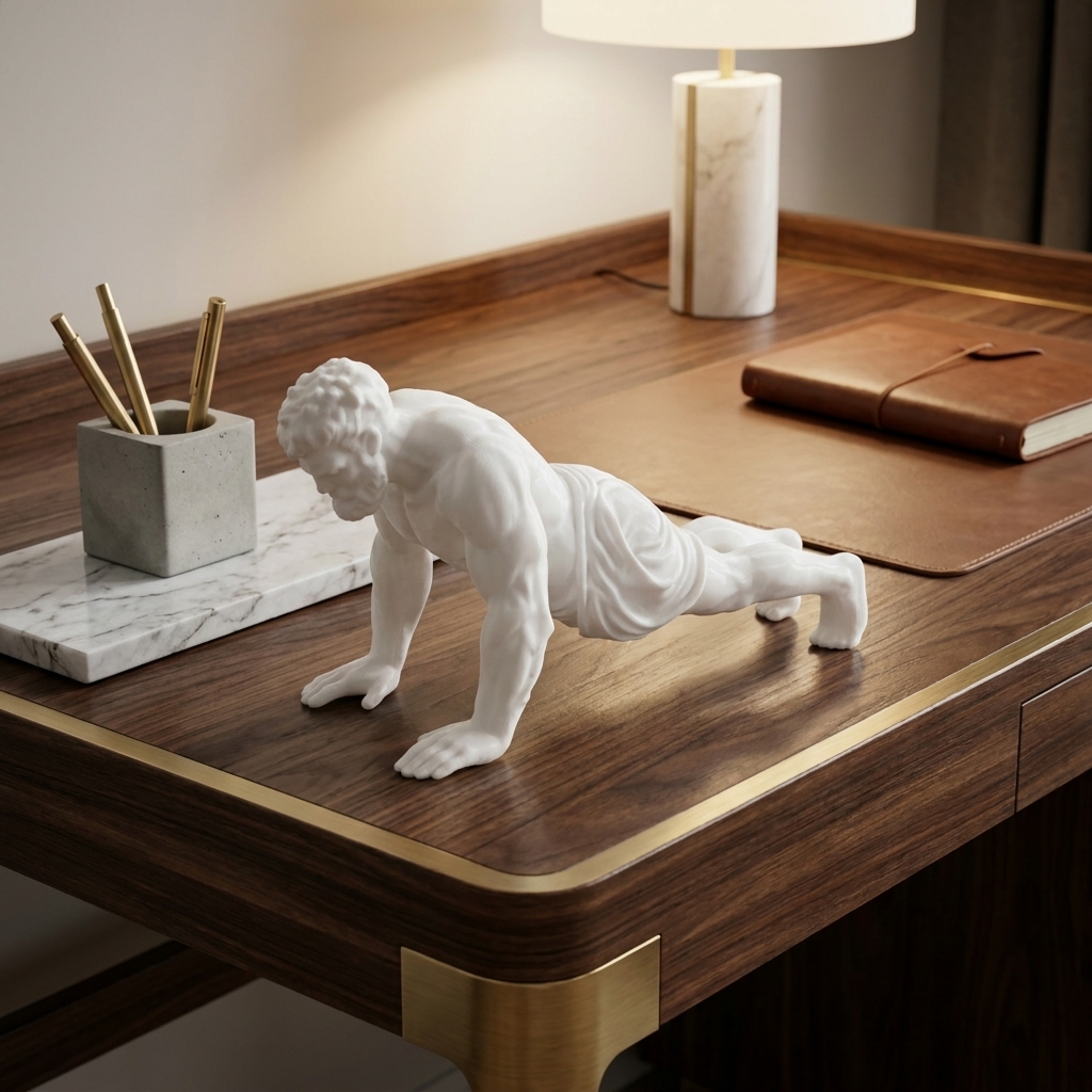 Creative Push-Up Statue Orname - Home Gym Setup incelemesi ve fiyatı