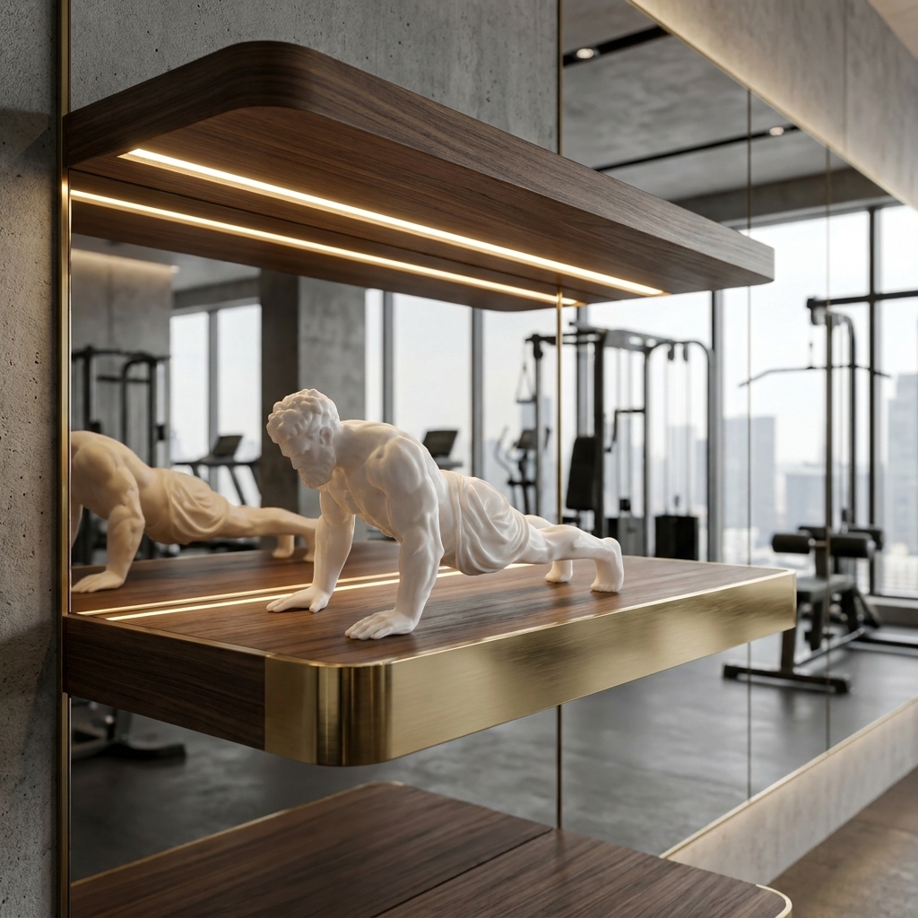 Creative Push-Up Statue Orname - Home Gym Setup incelemesi ve fiyatı