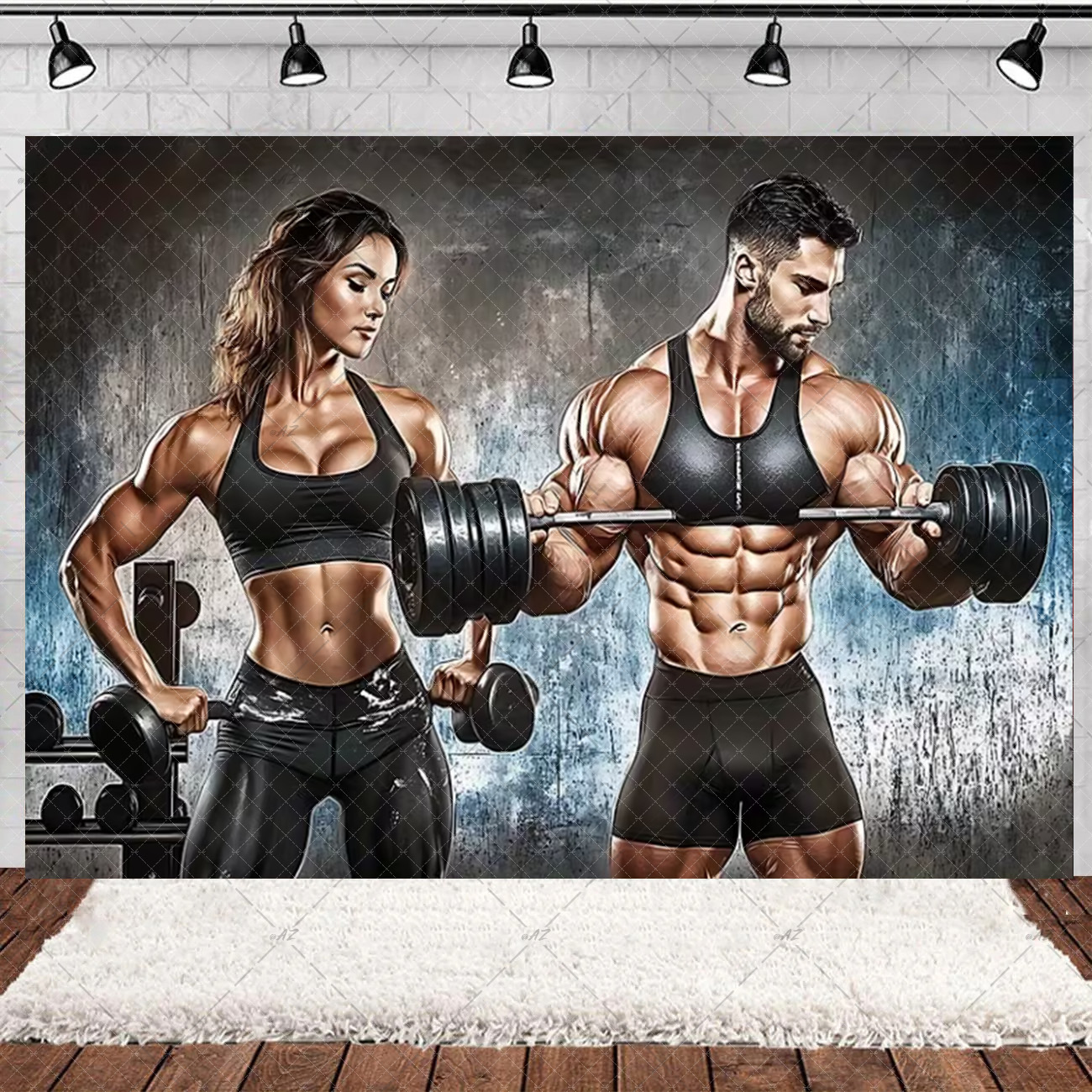 Fitness Weightlifting Gym Them - Home Gym Outdoor incelemesi ve fiyatı