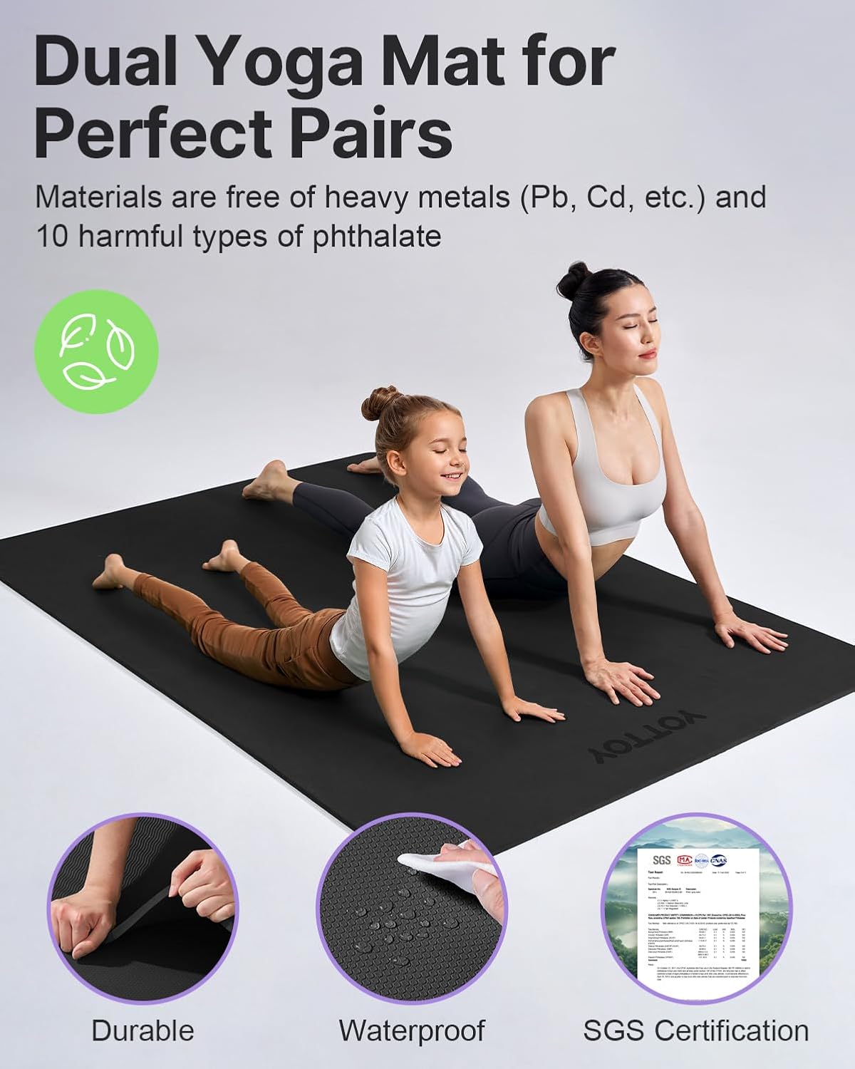 Large Yoga Mat 75x52x1/2in, Ex - Home Gym Yoga Mat incelemesi ve fiyatı