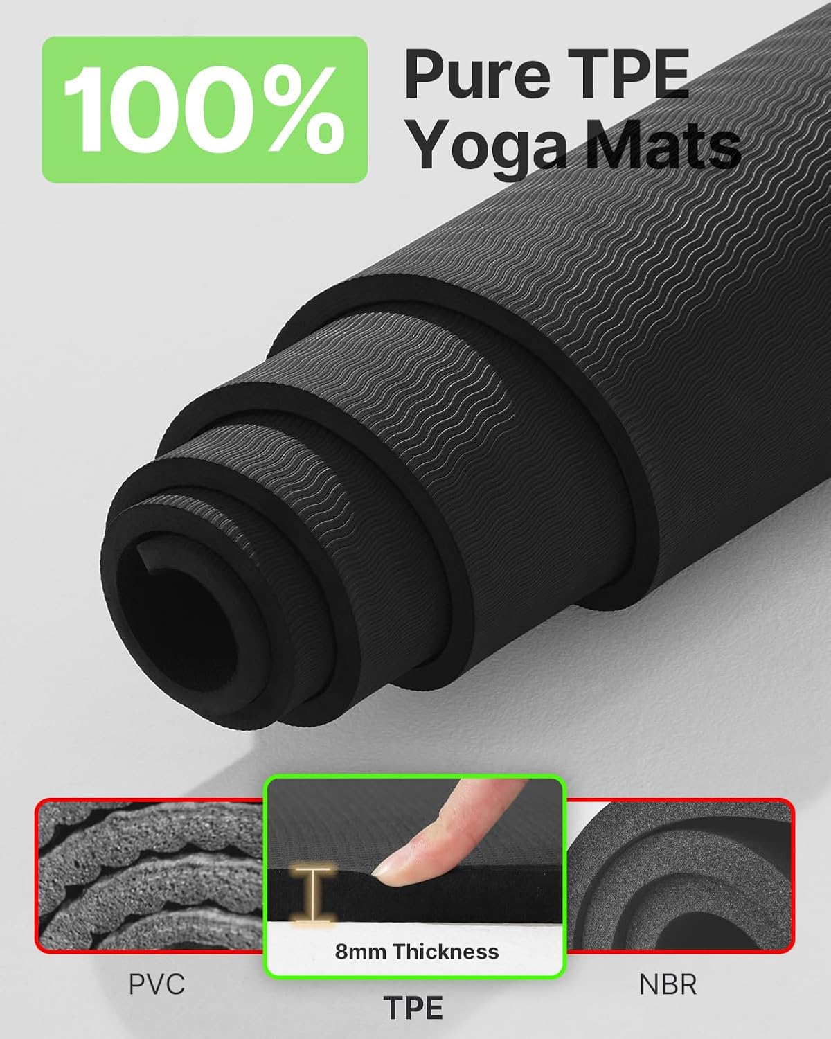 Large Yoga Mat 75x52x1/2in, Ex - Home Gym Yoga Mat incelemesi ve fiyatı