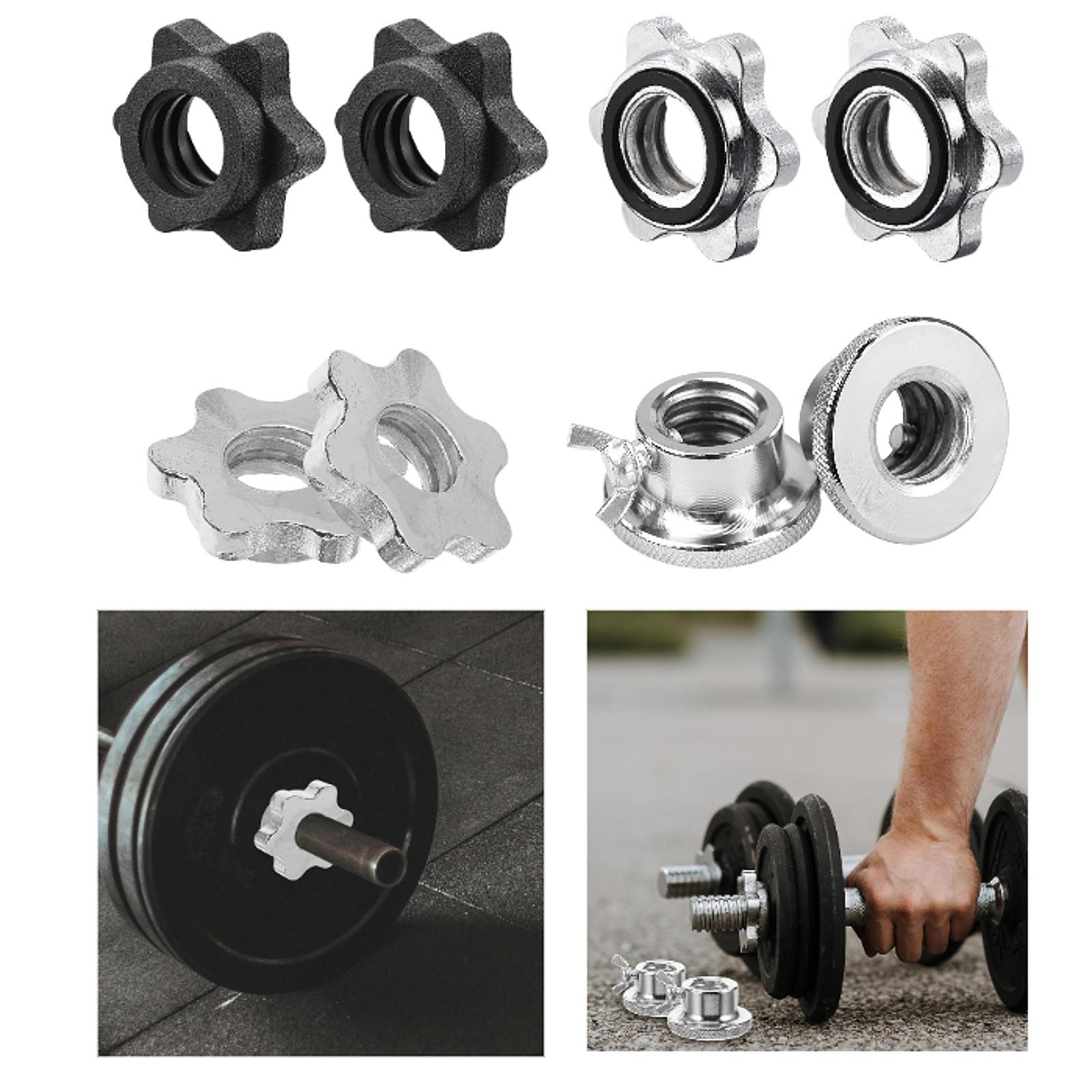 2Pcs Barbell Screw Collars Equ - Home Gym Dumbbell Workout incelemesi ve fiyatı