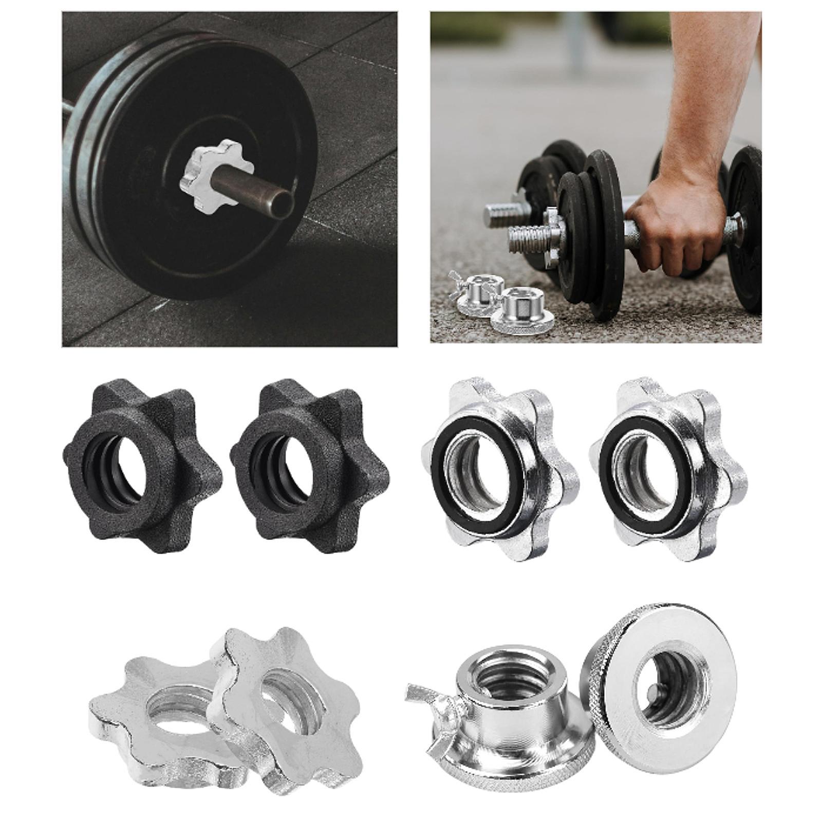 2Pcs Barbell Screw Collars Equ - Home Gym Dumbbell Workout incelemesi ve fiyatı