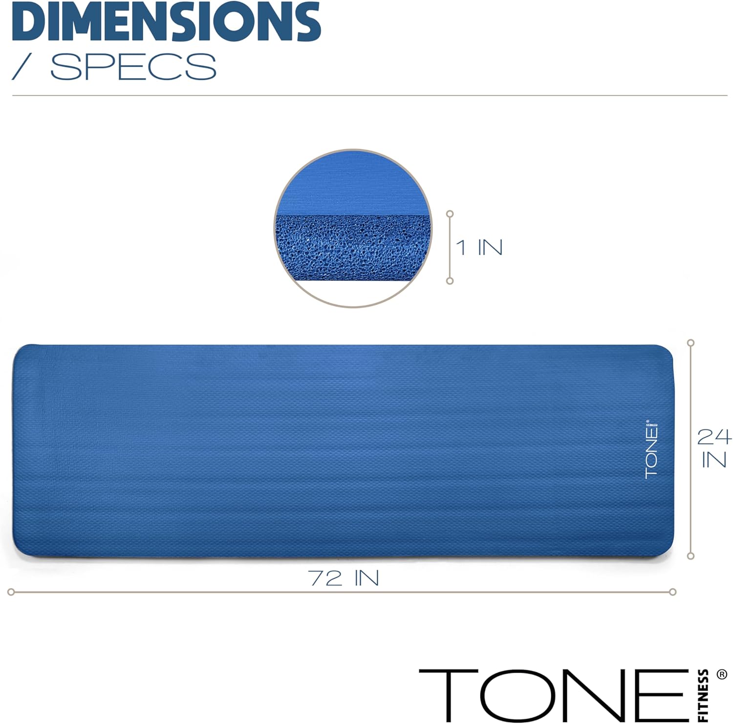 1-Inch Thick Yoga Mat, High-De - Home Gym Yoga Mat incelemesi ve fiyatı
